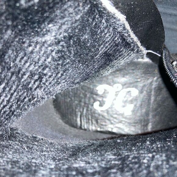 JG Women’s Riding Boots, Black,Sz 7.5, fur on inside, Inside zipper,buckle - Picture 13 of 13